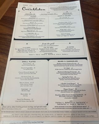 Menu photo 1 The Crunkleton Raleigh, NC Menu photo 1 The Crunkleton Raleigh, NC