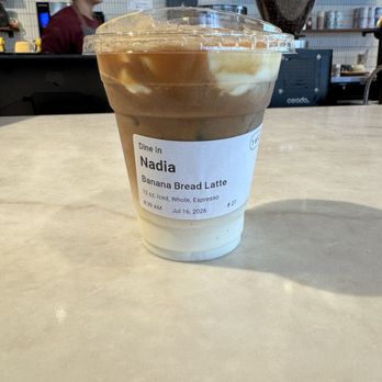 Wah Coffee - Banana bread latte - Desserts Near Me - Houston, Texas Wah Coffee - Banana bread latte - Desserts Near Me - Houston, Texas