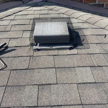 Wildlife Pro - Roof vent guard installed over roof vent to prevent wildlife entry - Wildlife Control Near Me - Splendora, Texas