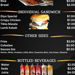 Diyo Fusion - Don't want the whole big meal. We have you covered with sides and more.