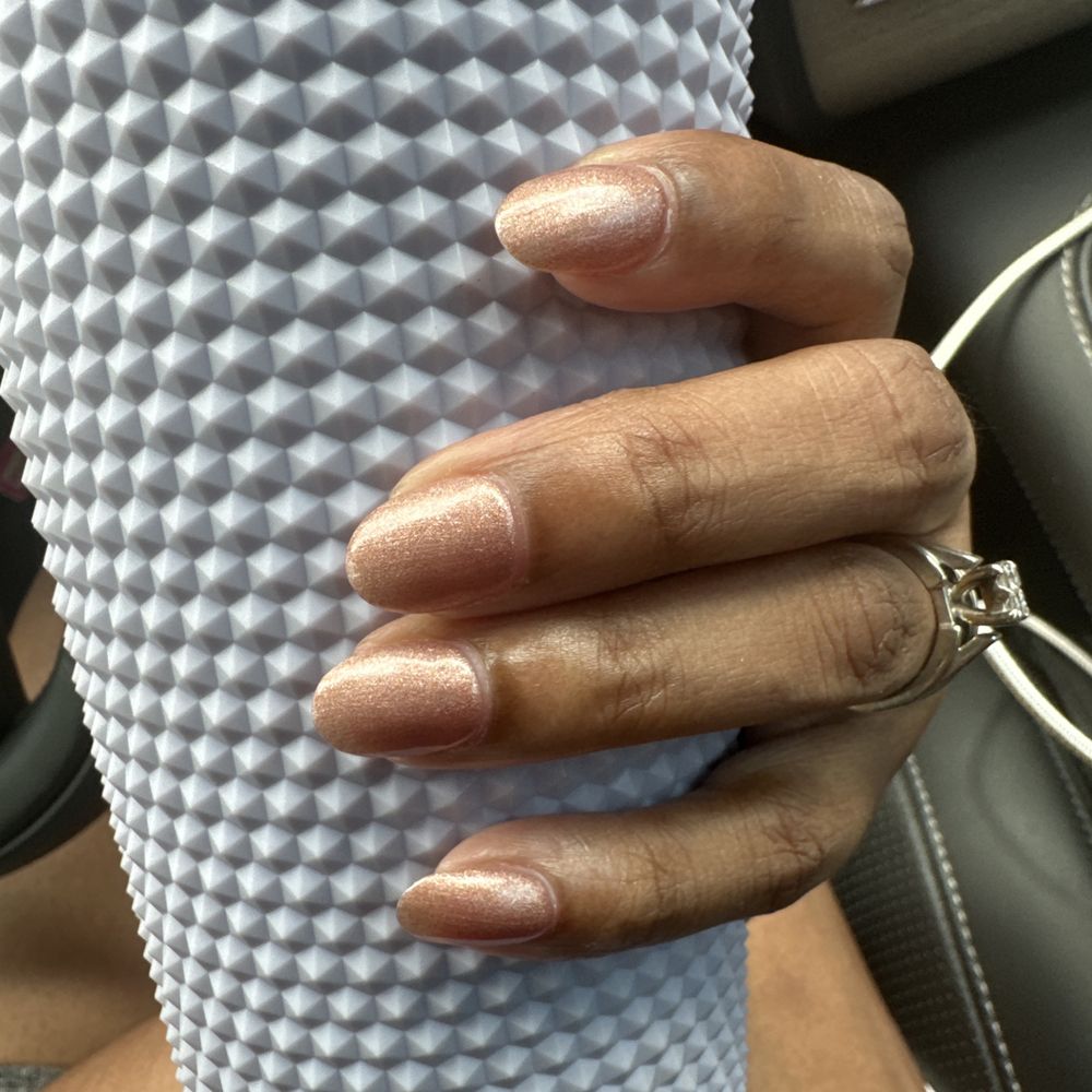 Acrylic fill with gel polish