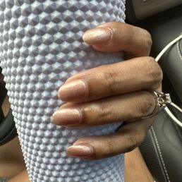 Acrylic fill with gel polish