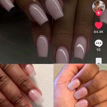 BB Nail Spa - At the top is what I asked for and at the bottom is what I received - Nail Salons Near Me - Bridgeton, Missouri