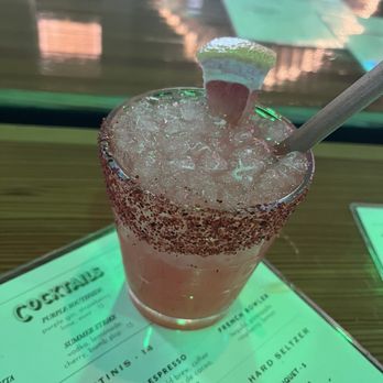 Primrose Lanes - Tequila grapefruit cocktail on happy hour, $6 - Bowling Near Me - Orlando, Florida