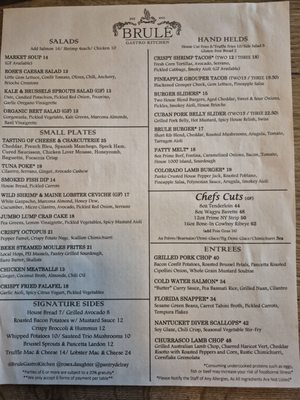Menu photo 5 Brulé Bistro Delray Beach, FL