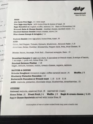 Menu photo 4 Charcoal Yardley, PA