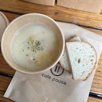 Cafe Pause LA - Children Corn Chowder Soup - Cafes Near Me - Los Angeles, California Cafe Pause LA - Children Corn Chowder Soup - Cafes Near Me - Los Angeles, California