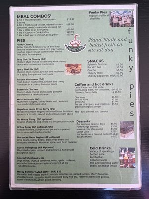 Menu photo 3 Funky Pies Bondi Beach, NSW Menu photo 3 Funky Pies Bondi Beach, NSW