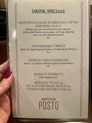 Menu photo 4 Antico Posto Oak Brook, IL