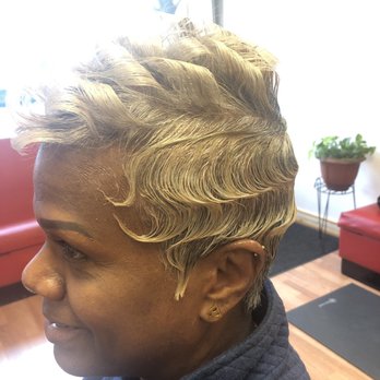Favor Shalom Beauty Spa - Curls with side and back fingerwave - Eyelash Service Near Me - Queens, New York Favor Shalom Beauty Spa - Curls with side and back fingerwave - Eyelash Service Near Me - Queens, New York