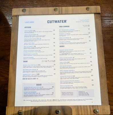 Menu photo 5 Cutwater Spirits San Diego, CA Menu photo 5 Cutwater Spirits San Diego, CA