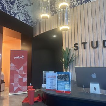 Studio Three - reception area! super aesthetically pleasing studio - Interval Training Gyms Near Me - Miami, Florida
