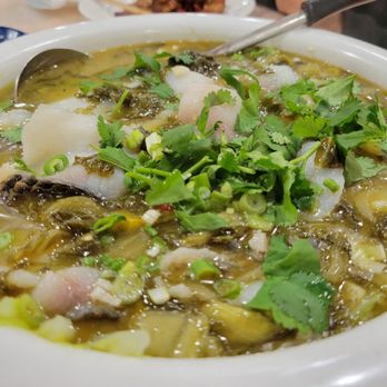 Spicy & Cloud - Fish Fillet with Pickled Mustard Green Broth - Chinese Near Me - San Francisco, California