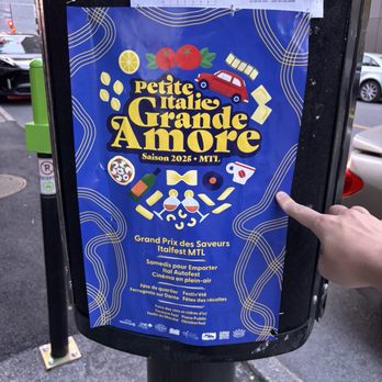 Petite Italie - petite italie grande amore saison 2025 - Local Flavor Near Me - Montreal, Quebec Petite Italie - petite italie grande amore saison 2025 - Local Flavor Near Me - Montreal, Quebec