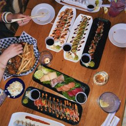 Sushi menu Sushi menu