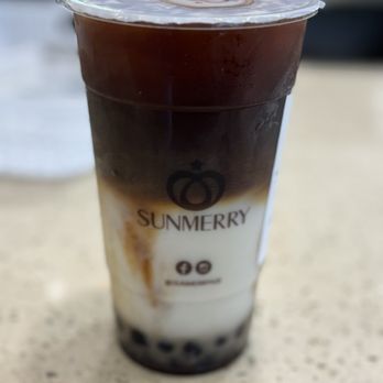 Sunmerry Bakery - Large sunmerry iced coffee with boba and milk-refreshing! - Cafes Near Me - Green Brook Township, New Jersey Sunmerry Bakery - Large sunmerry iced coffee with boba and milk-refreshing! - Cafes Near Me - Green Brook Township, New Jersey