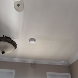 Repaired ceiling