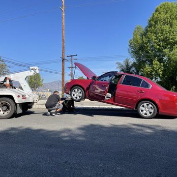 San Gabriel Valley Towing - This is Kenny explaining to my husband the problem to why my car wasn't starting. - Towing Near Me - Azusa, California