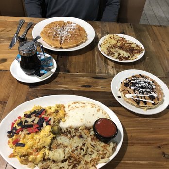 Sunview Cafe - Oreo cakes, migas, caramel pecan waffles - Breakfast & Brunch Near Me - Allen, Texas