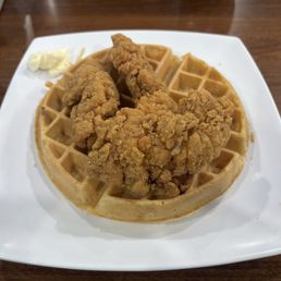 Chicken & Waffles Platter