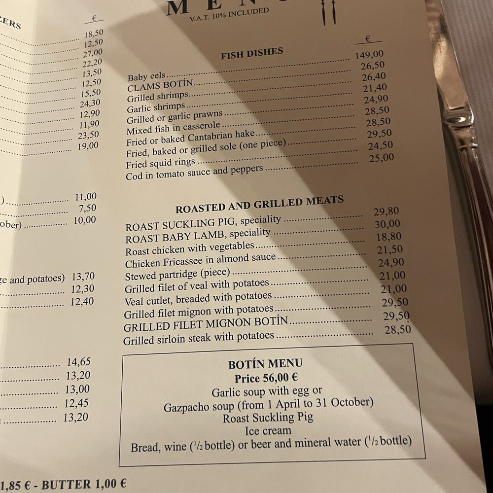 Botín - Spanish Near Me - Madrid, M