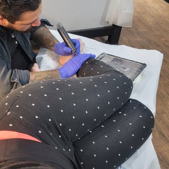 Insight Tattoo - Mat working his magic - Tattoo Near Me - Oceanside, California