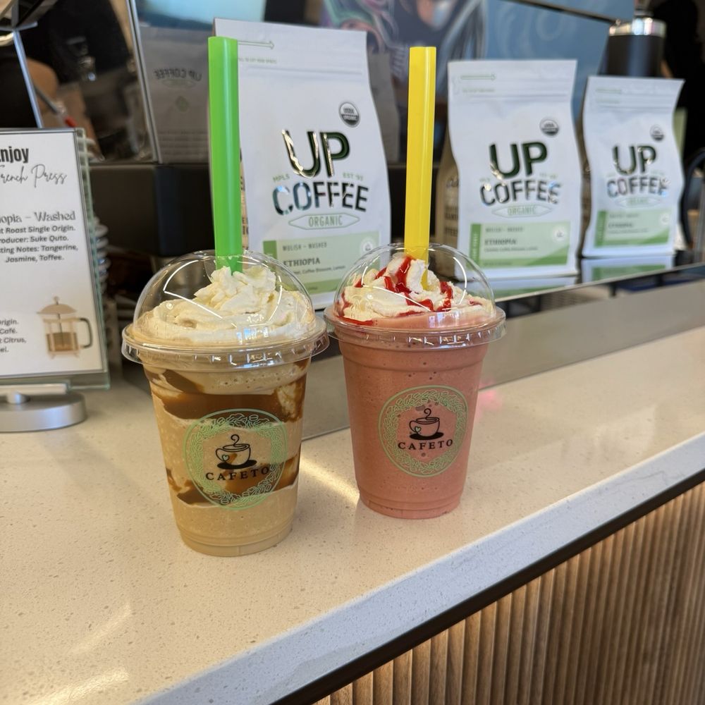 Cafeto Shop - My 2 most favorite Frappuccino!! Dulce leche and Strawberry Mocha! Mmm absolutely Heaven - Coffee & Tea Near Me - Saint Paul, Minnesota