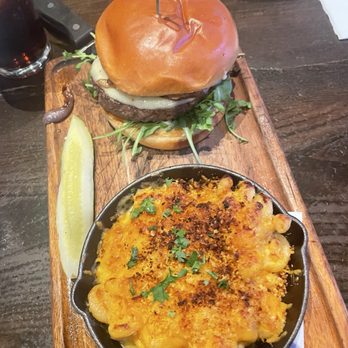 RANK & FILE - Mushroom burger with Mac n cheese - Bars Near Me - El Cajon, California RANK & FILE - Mushroom burger with Mac n cheese - Bars Near Me - El Cajon, California