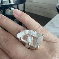 Creations In Jewelry - Amazing quartz ring set in sterling silver