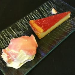 Mercure Manchester Piccadilly Hotel - Cheese cake ands sorbet icecream