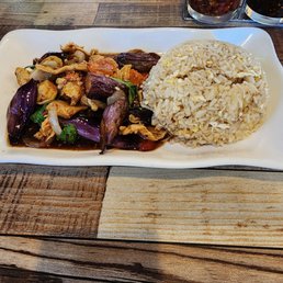 Thai basil eggplant Thai basil eggplant