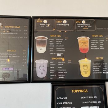 Boba & Tea - Easy to read. - Bubble Tea Near Me - Saint Paul, Minnesota