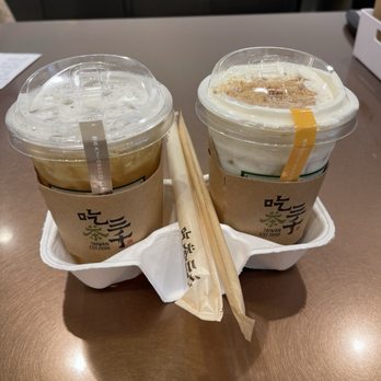 Chicha San Chen - Green tea w/honey (house made honey) - cashier recommended - free konjac for month of May & creamy pineapple tart - Bubble Tea Near Me - San Gabriel, California Chicha San Chen - Green tea w/honey (house made honey) - cashier recommended - free konjac for month of May & creamy pineapple tart - Bubble Tea Near Me - San Gabriel, California