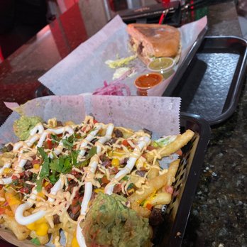 Eli's Taqueria - Asade fries and torta - Tacos Near Me - Arlington, Virginia