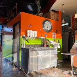 Tacos Ensenada - FREE SELF SERVE BAR AND BEAUTIFUL COLORS AND ARCHITECTURE