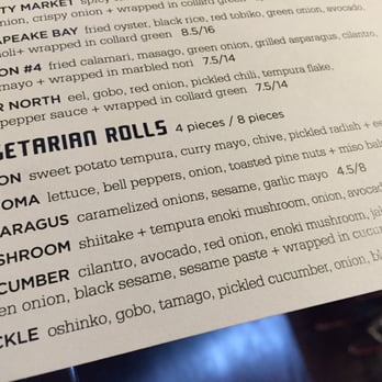 Union - Plenty of substantial and unique vegetarian rolls!! - Japanese Near Me - Chicago, Illinois Union - Plenty of substantial and unique vegetarian rolls!! - Japanese Near Me - Chicago, Illinois