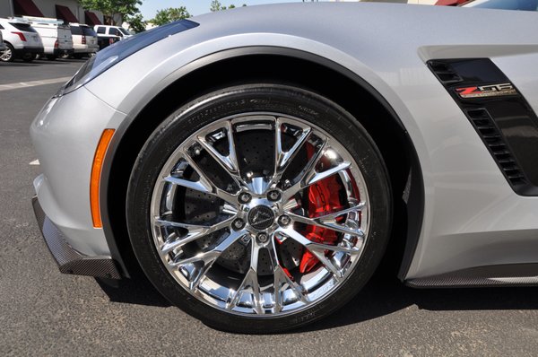 Photo of Immaculate Reflections Auto Detailing - Brentwood, CA, US. CQuartz Finest Reserve ceramic coating applied to this new Corvette Z06