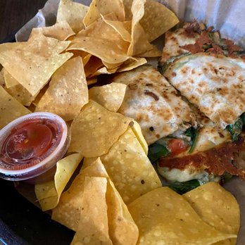 Cheetah Bs - Greek chicken quesadillas, one of the weekend specials - American Near Me - Petersburg, West Virginia