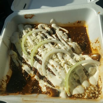 Fiesta Mexicana - Mole chicken enchiladas. #wow - Mexican Near Me - Rosedale, Maryland