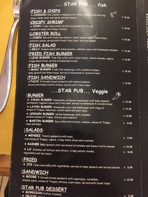 Menu photo 7 Star Pub Sorrento, NA