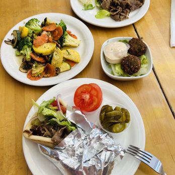 Pita Jungle - Gyro pita, sautéed veggies, shaved gyro. - Mediterranean Near Me - Mesa, Arizona