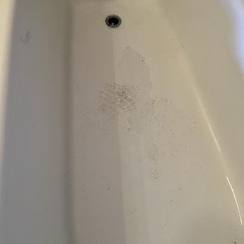 West Coast Reglaze - Before reglazing!!! Very damaged tub floor or pan. - Refinishing Services Near Me - Perris, California