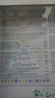 Menu photo 4 Río Grande Seville, SE
