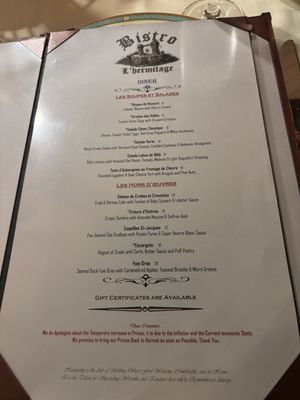 Menu photo 4 Bistro L'hermitage Woodbridge, VA Menu photo 4 Bistro L'hermitage Woodbridge, VA