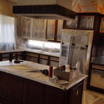 Before And After Painting Cabinets Color Is Dunn Edwards Cottage