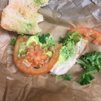 Panera Bread - I just got this $8 1/2 sandwich Avocado blt turkey.  It's is beyond AWFUL! - Salad Near Me - Murrieta, California