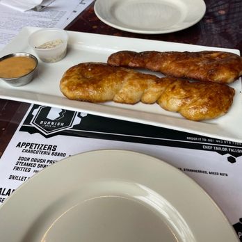 Burnish Beer Company - The pretzel with beer cheese and mustard - Breweries Near Me - Salisbury, Maryland Burnish Beer Company - The pretzel with beer cheese and mustard - Breweries Near Me - Salisbury, Maryland