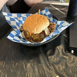Tavern In The Hills - Breakfast burger with extra patty