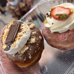 Smores and strawberry pistachio