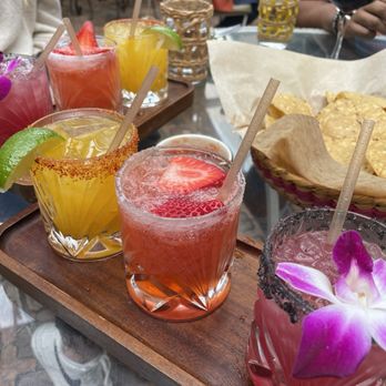 The Hideaway - margarita flight - Steakhouses Near Me - Beverly Hills, California